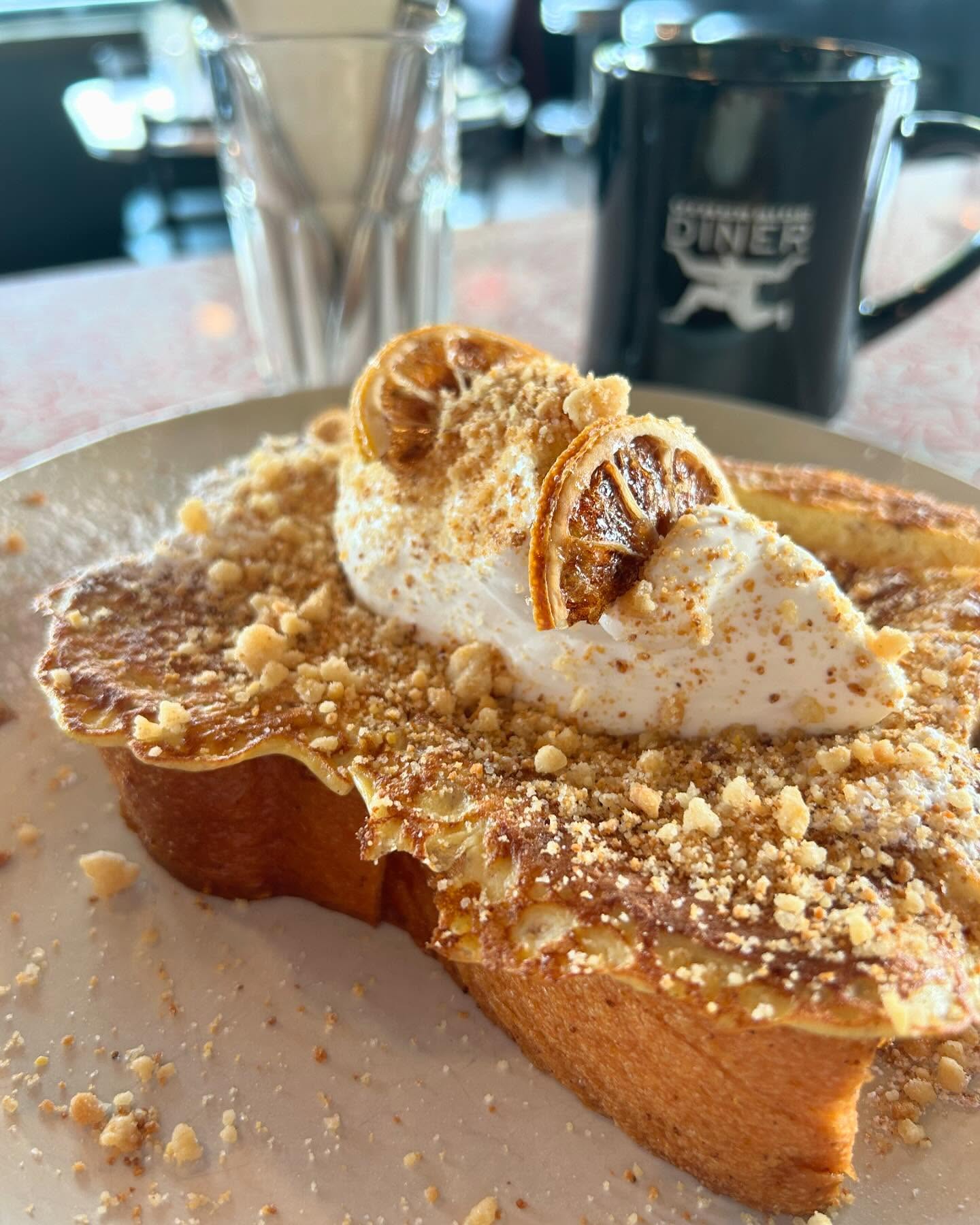 French Toast with Cream and Citrus